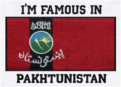 Famous In Pakhtunistan - 5x7 pakhtunistan detailed embroidery design for Uniform badges