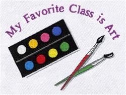 cla detailed machine embroidery - Favorite Class perfect for Classroom Banners