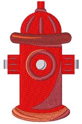 beginner-friendly hydrant machine embroidery pattern - Fire Hydrant for reusable tote bags