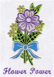flower - 5x7 flower detailed machine embroidery design for decorative pillow covers