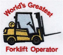 operator beginner-friendly machine embroidery - Forklift Operator for decorative pillow covers