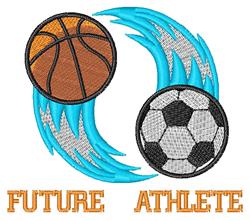 Future Athlete - 4x4 athlete detailed machine embroidery design for Backpacks