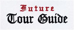 Future Tour Guide - 4x4 guide beginner-friendly embroidery design for Name Tags