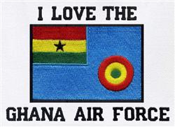 Ghana Air Force patch with a circular emblem and bold text. Features the vibrant colors of the Ghanaian flag.