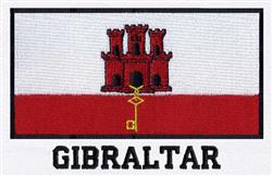 gibraltar detailed machine digital embroidery - Gibraltar perfect for Backpacks