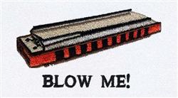 Greatest Harmonica Player - 4x4 player beginner-friendly embroidery design for kitchen tea towels