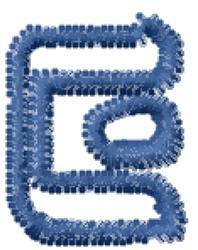font quick stitch machine embroidery - Jerusalem Font e perfect for reusable tote bags