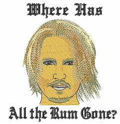 detailed depp machine embroidery pattern - Johnny Depp perfect for reusable tote bags