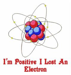 detailed electron machine embroidery pattern - Lost An Electron for decorative pillow covers