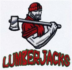 lumberjack detailed machine embroidery - Lumberjacks perfect for Sports Uniforms