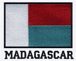 madagascar detailed machine embroidery - Madagascar perfect for Backpack Accents