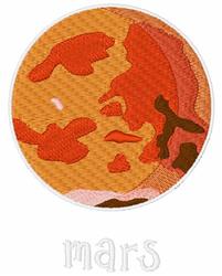 detailed mar machine digital embroidery pattern - Mars perfect for T-Shirts