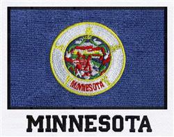 detailed minnesota machine embroidery pattern - Minnesota for reusable tote bags