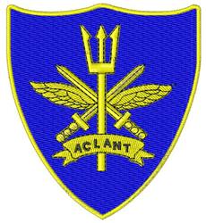 command detailed machine digital embroidery - NATO Allied Command perfect for Hats