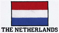 Netherlands - 4x4 netherland detailed machine embroidery design for Denim Jackets