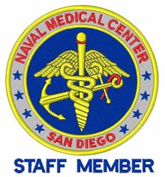 NMCSD Staff Member - 5x7 member detailed embroidery design for Uniform Accents