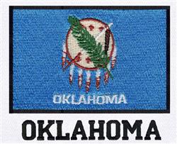 oklahoma detailed machine digital embroidery - Oklahoma perfect for kitchen tea towels