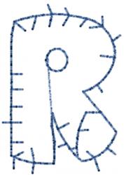 Patchwork Letter R