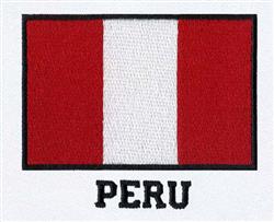 Peru - 4x4 peru detailed machine machine embroidery design perfect for Jackets