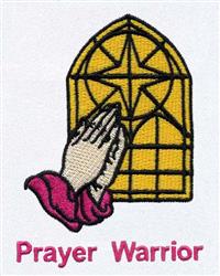 detailed hand machine embroidery pattern - Praying Hands perfect for kitchen tea towels