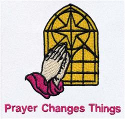 Praying Hands - 4x4 hand detailed machine embroidery design for kitchen tea towels