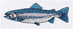 Rainbow Trout - 5x7 trout beginner-friendly embroidery design for Fishing Apparel