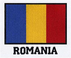 Romania - 4x4 romania detailed machine embroidery design perfect for reusable tote bags