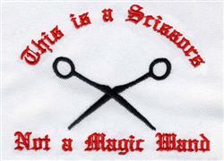 beginner-friendly scrapbooking machine embroidery pattern - Scissors Scrapbooking for kitchen aprons