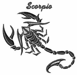 Scorpio - 5x7 scorpio beginner-friendly embroidery design for reusable tote bags