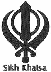 beginner-friendly easter khalsa machine embroidery pattern - Sikh Khalsa for Hats