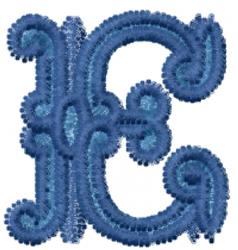 quick stitch font machine embroidery pattern - Spatz Font E for decorative pillow covers
