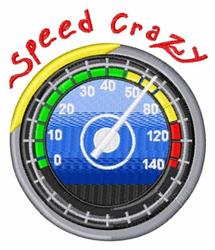 crazy detailed machine digital embroidery - Speed Crazy perfect for Racing Jackets