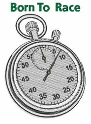 detailed stopwatch machine embroidery pattern - Stopwatch for patchwork quilt blocks