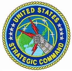 seal detailed machine embroidery - Strategic Command Seal perfect for Jackets