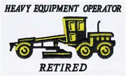 grader detailed machine embroidery - Tractor Grader for decorative wall hangings