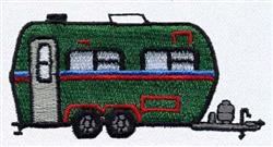 beginner-friendly trailer machine embroidery pattern - Trailer for kitchen tea towels