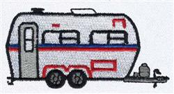 Trailer - 4x4 trailer beginner-friendly embroidery design for patchwork quilt blocks