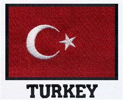 detailed turkey machine embroidery pattern - Turkey perfect for patchwork quilt blocks