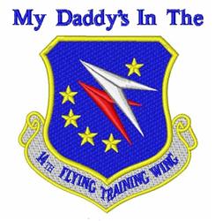 USAF Daddy - 5x7 star detailed machine machine embroidery design perfect for Hats