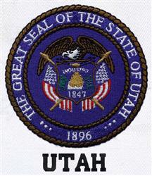 Utah - 4x4 bird detailed machine embroidery design perfect for reusable tote bags