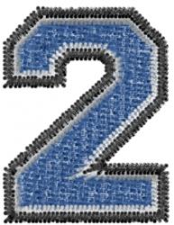 Varsity Regular Font 2 - 4x4 font quick stitch embroidery design for decorative pillow covers