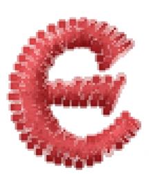 font quick stitch machine embroidery - Vinque Font E for decorative pillow covers