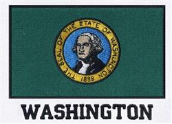 washington detailed machine digital embroidery - Washington perfect for Patches