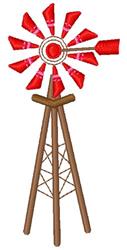 quick stitch windmill machine embroidery pattern - Windmill perfect for kitchen aprons