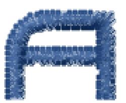 quick stitch hour machine embroidery pattern - Zero Hour A for decorative pillow covers