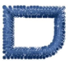 quick stitch hour machine embroidery pattern - Zero Hour D for cute baby onesies