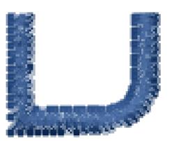 Zero Hour u - 4x4 hour quick stitch machine embroidery design for reusable tote bags