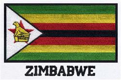 zimbabwe detailed machine digital embroidery - Zimbabwe perfect for reusable tote bags