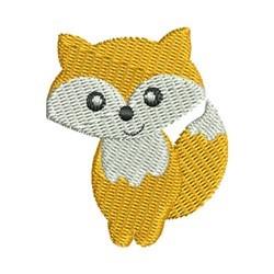 fox beginner-friendly machine embroidery - Mini Fox perfect for reusable tote bags