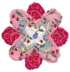 Raggedy Flowers Applique